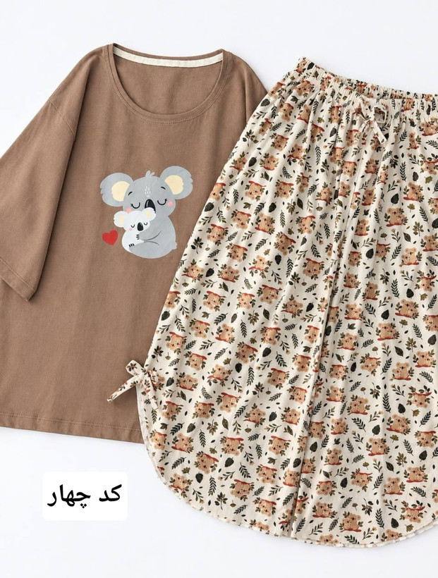 ست تیشرت و شلوارک برمودا